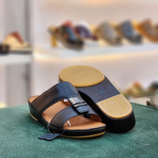 صورة حذاء تميمي جلد طبيعي مديل ت15